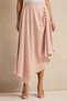 Women Pink Satin Co-Ord Skirt