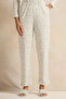 Women White Printed Pyjama Set (2 Piece) - 3