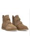 40236 Women's Tobacco Tan Genuine Leather Suede Buckle Comfortable Winter Non-Slip Zippered Daily Classic Boots