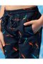 Boys Navy Printed Swim Shorts - 4