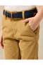 Boys Tan Dobby Belted Trouser - 4