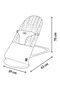 Baby Bouncer Paradise, Self-Balancing, Washable Fabric, Durable, 0 Month+, 63 x 75 x 39 cm - 3