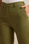 Women Olive Flared trousers - 4