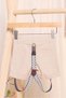 Infant Boys Beige Jacquard Short With Suspenders - 4