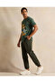 Men Olive Solid Joggers - 2