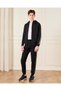 Senior Boys Black Jacquard Sweatshirt - 2
