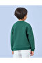 Boys Green Champion Print Sweatshirt - 3