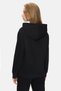 Maia Black Hooded Cotton Printed Loose Fit Women's Sweatshirt - 3