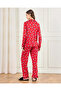Women Red Minie Mouse Print Pyjama Set (2 Piece) - 5