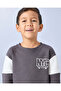 Boys Charcoal Embellished Sweatshirt - 4