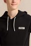 Senior Boys Black Hooded T-Shirt - 4