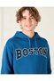 Senior Boys Blue Boston Over Size Sweatshirt - 4