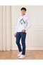 Senior Boys White New York Table Hoody - 2