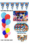 Sonic Boom Sonic the Hedgehog 24-Person Birthday Party Supplies Decorations Partymix