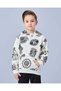 Boys Ivory Hooded With Kangaroo Pocket Sweatshirt