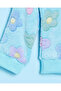 Infant Girls Blue Textured Sweatshirt - 4