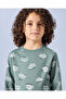 Boys Green Printed Sweatshirt - 4