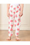Girls White Printed Pyjama Set (2 Piece) - 3
