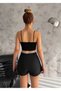 Women's Double Waist Detailed Skirt with Shorts - 4