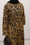 Elastic Waist Bat Sleeve Viscose Dress Tsd250235 Tan - 5
