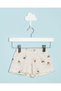 Infant Girls Ivory And Pink All Over Print Shorts (Pack of 2) - 3