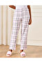 Women Blue And White Collared Pyjama Set (2 Piece) - 3