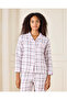 Women Blue And White Collared Pyjama Set (2 Piece) - 2