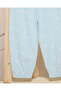 Infant Girls Blue Printed Joggers - 3