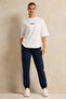 Women Navy Elasticated Active Pant - 2