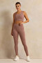 Women Brown Active Leggings - 2