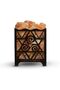 Himalayan Salt Decorative Lamp Basket with Chunks - 3