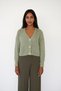 Women's Knitted Button Detailed Short Knitwear Cardigan