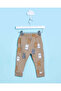 Infant Boys Brown Printed Track Pants - 3