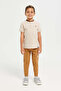 Boys Brown Printed Track Pants - 2