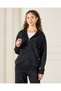 Senior Girls Black Active Jogging Suit (2 Piece) - 2