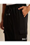 Men Black Cargo Active Pants - 4
