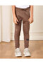 Boys Brown Embellished Active Pants