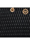 Textured Tote Bag with Chain Handles - 3