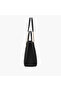 Textured Tote Bag with Chain Handles - 5