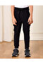 Boys Black Ottoman Cargo Pocket Active Pants