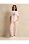 Women Pink Elasticated Waist Joggers - 2