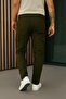 Men's Loose Fit Trendy Khaki Gabardine Cargo Pants - 5