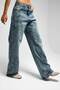 Women's T-Shirt, Color 2w5-32, Loose Fit, Special Design, 100% Cotton Denim Jeans - 5