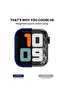 حزام بديل من السيليكون الناعم مع حافظة لساعة Apple Watch مقاس 38-40 مم - 3