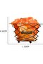 Himalayan Salt Lamp with Cross Iron Bars - 2