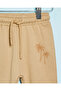 Infant Boys Beige Palm Print Active Pants - 3