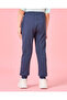 Girls Navy Basic Track Pants - 3