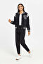Senior Girls Black Basic Track Pants - 6