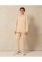 Senior Boys Beige Big Hem Active Pants - 2
