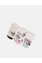 Girls Assorted Minnie Mouse Ankle Length Socks (3 Pairs)